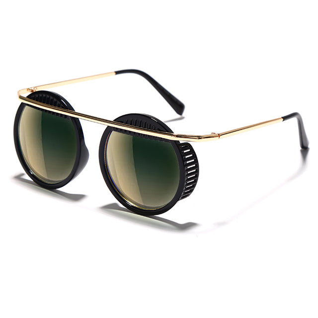 UV400 Driving Retro Round Eyewear