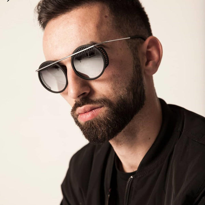 UV400 Driving Retro Round Eyewear